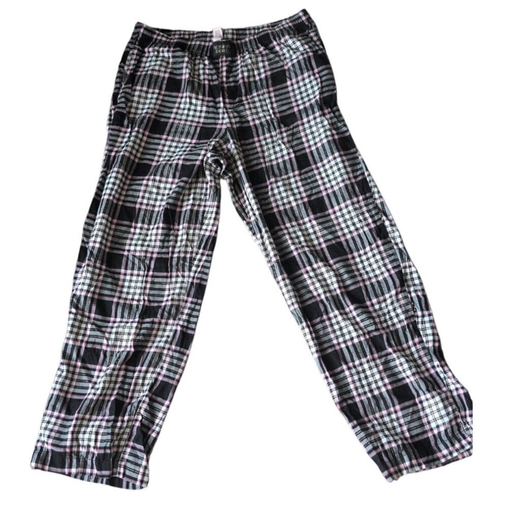 Victoria’s Secret Plaid Pajama Pants Size Large (EUC) - Picture 2 of 4
